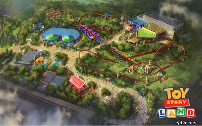 is toy story land in disneyland