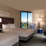 Hilton Orlando Buena Vista Palace – Double Queen Guest Room.