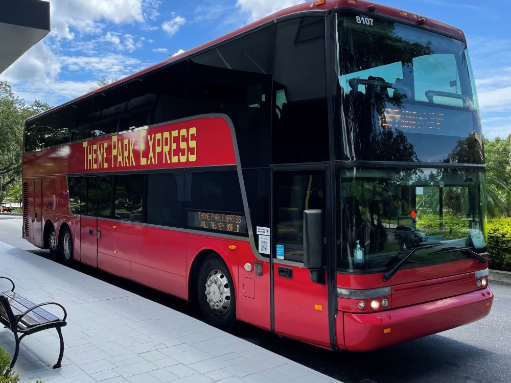 Wyndham Disney Shuttle Bus for Disney Springs Resort Area Hotels