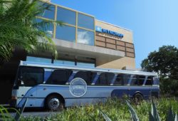 Bus at Wyndham Garden at Disney Springs Hotels