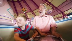 Magic Kingdom Teacups Ride with Grandpa