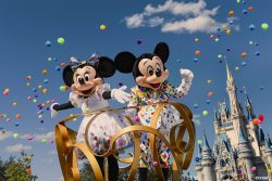 Magic Kingdom - Mickey and Minnie in front of Castle