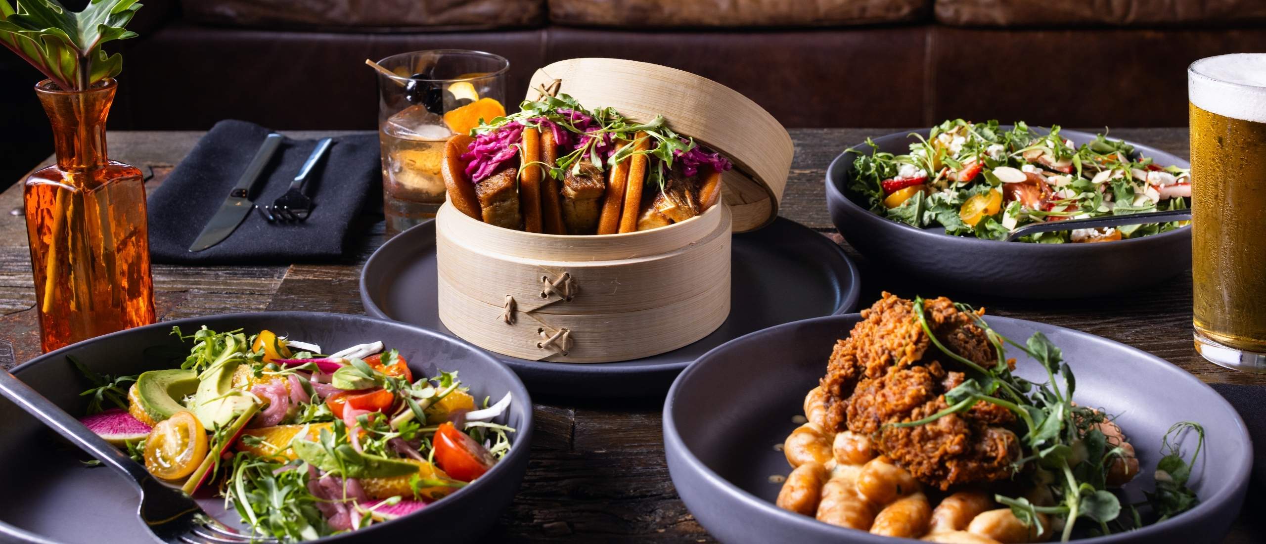Shared plates at American Kitchen Bar & Grill, Renaissance Orlando Resort – Disney Springs® Area