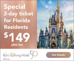 Walt DIsney World Florida Resident Ticket Offer
