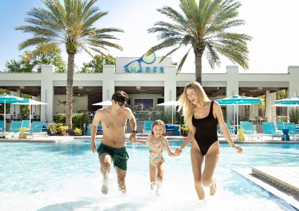 Hilton Buena Vista Palace Family in Adult Pool