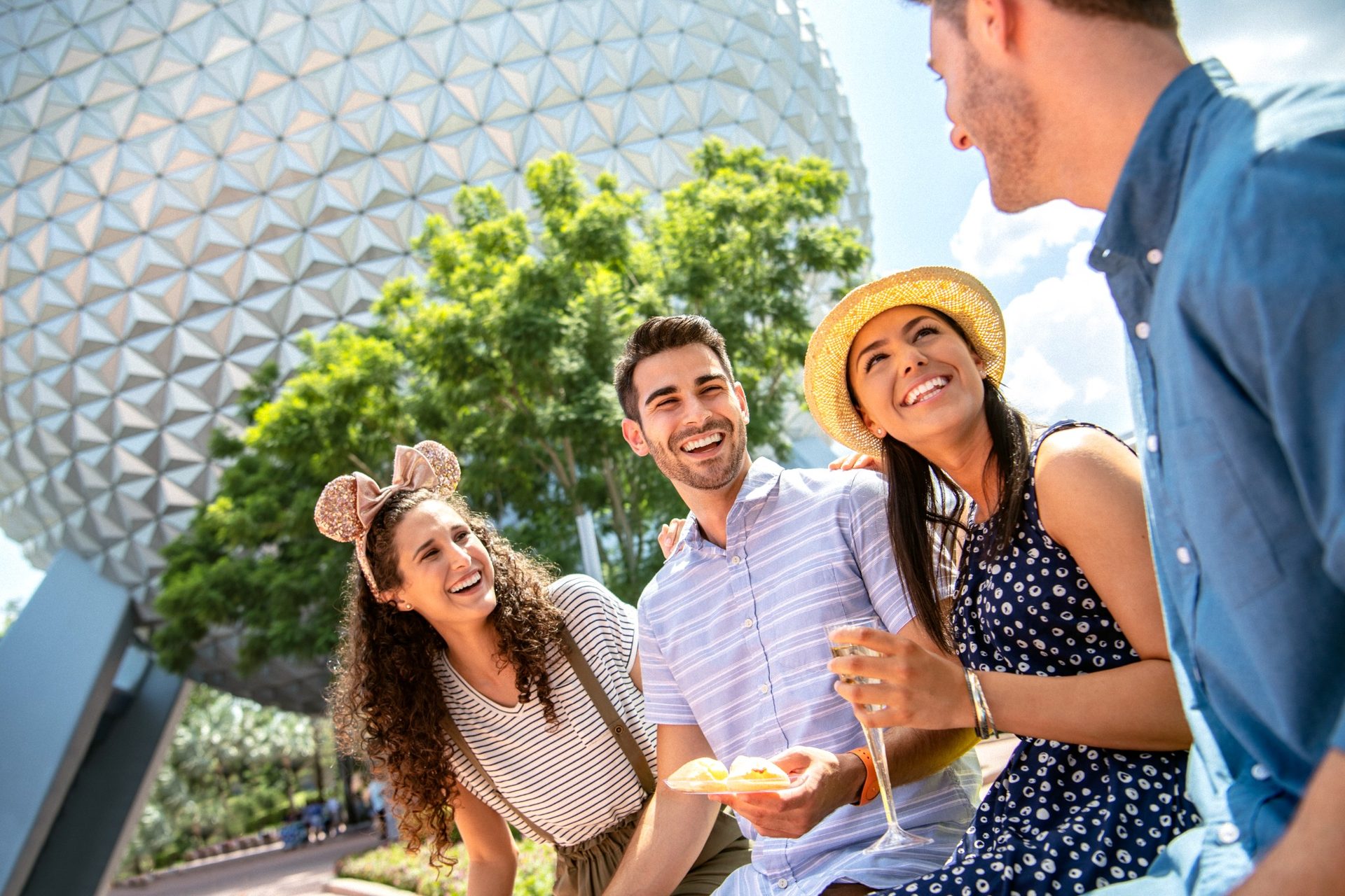 Friends at EPCOT International Food and Wine Festival